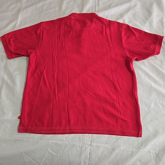 Tommy Bahama USC Trojans Polo Shirt Mens LG Red Short Sleeve Football NCAA Logo - Picture 8 of 10